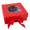Zodiac Constellations Gift Boxes with Magnetic Lid - Red - Front