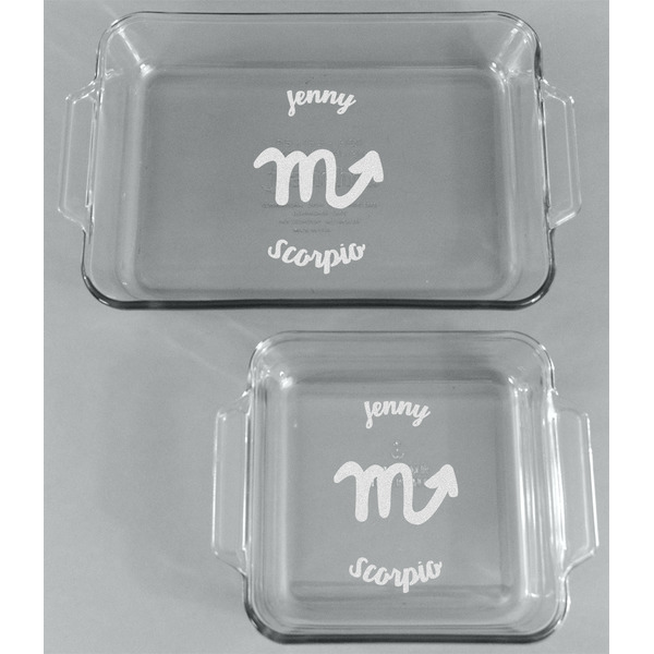 Zodiac Constellations Glass Baking Dish Set - FRONT