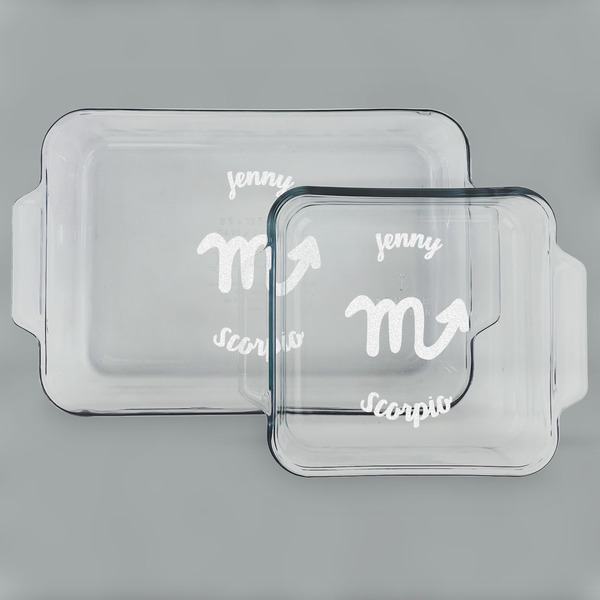 Zodiac Constellations Glass Baking Dish Set - MAIN (set)