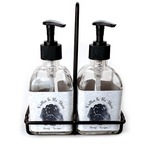 Zodiac Constellations Glass Soap & Lotion Bottle Set (Personalized)