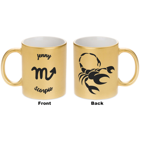 Zodiac Constellations Gold Mug - Apvl