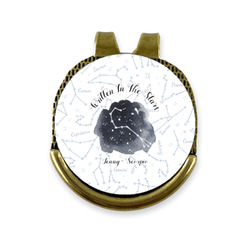 Zodiac Constellations Golf Ball Marker - Hat Clip - Gold