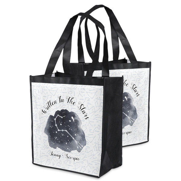 Zodiac Constellations Grocery Bag - MAIN