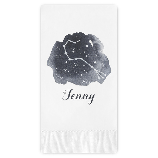 Custom Zodiac Constellations Guest Towels - Full Color (Personalized)