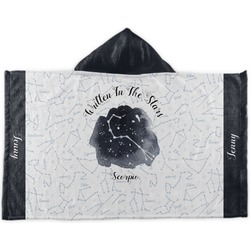 Zodiac Constellations Kids Hooded Towel (Personalized)