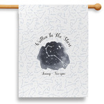 Zodiac Constellations 28" House Flag - Single Sided (Personalized)