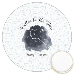 Zodiac Constellations Printed Cookie Topper - 3.25" (Personalized)