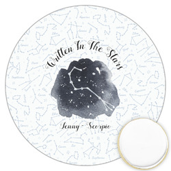 Zodiac Constellations Printed Cookie Topper - 3.25" (Personalized)