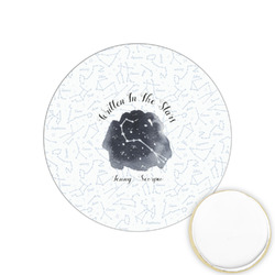 Zodiac Constellations Printed Cookie Topper - 1.25" (Personalized)