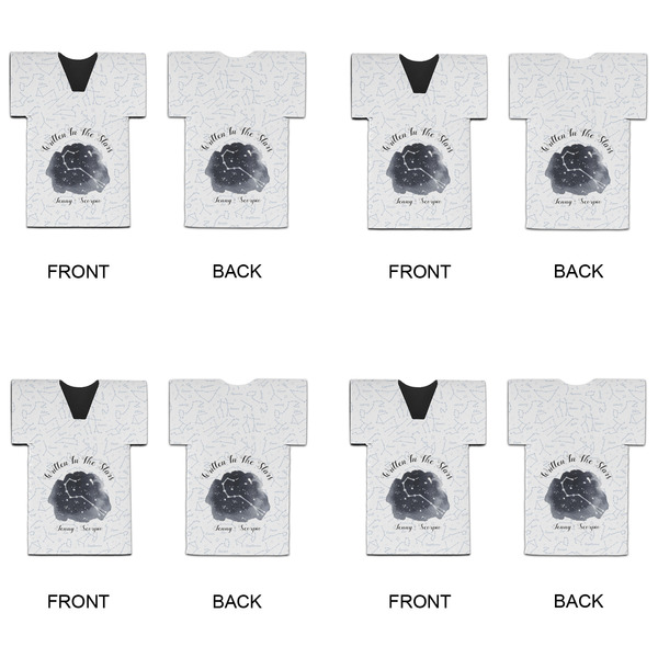 Zodiac Constellations Jersey Bottle Cooler - Set of 4 - APPROVAL