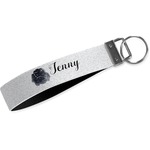 Zodiac Constellations Wristlet Webbing Keychain Fob (Personalized)