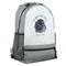 Zodiac Constellations Large Backpack - Gray - Angled View