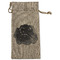 Zodiac Constellations Large Burlap Gift Bags - Front