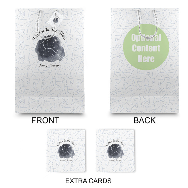 Zodiac Constellations Large Gift Bag - Approval