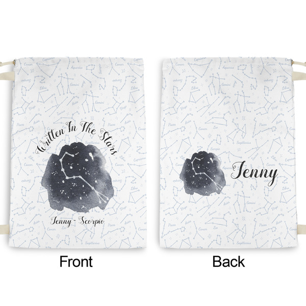Zodiac Constellations Large Laundry Bag - Front & Back View