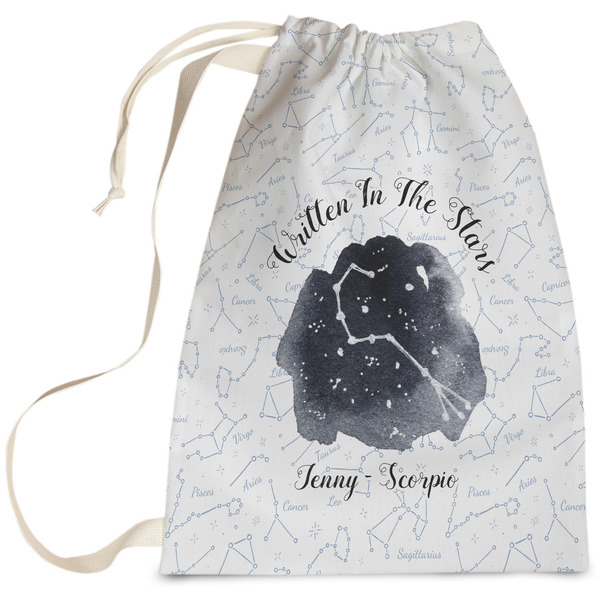 Custom Zodiac Constellations Laundry Bag - Large (Personalized)