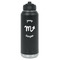Zodiac Constellations Water Bottle - Laser Engraved - Front (Personalized)