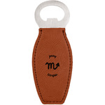 Zodiac Constellations Leatherette Bottle Opener (Personalized)
