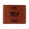 Zodiac Constellations Leatherette Bifold Wallet (Personalized)