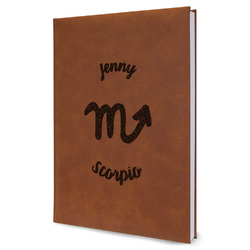 Zodiac Constellations Leather Sketchbook (Personalized)