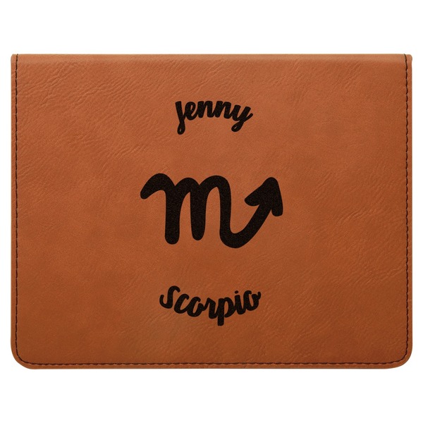 Zodiac Constellations Leatherette 4-Piece Wine Tool Set Flat