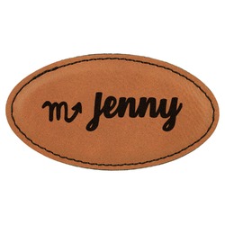 Zodiac Constellations Leatherette Oval Name Badge with Magnet (Personalized)