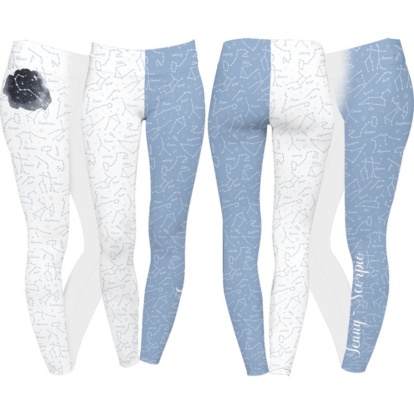 Zodiac Constellations Leggings Turn Around - Apvl