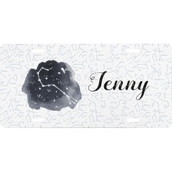 Zodiac Constellations Front License Plate (Personalized)
