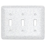 Zodiac Constellations Light Switch Cover (3 Toggle Plate)