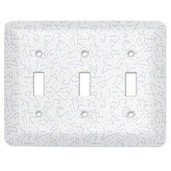 Zodiac Constellations Light Switch Cover (3 Toggle Plate)