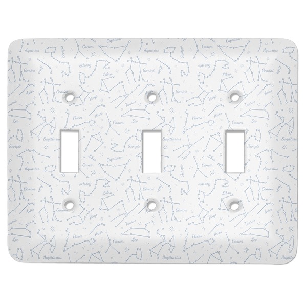 Custom Zodiac Constellations Light Switch Cover (3 Toggle Plate)