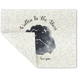 Zodiac Constellations Double-Sided Linen Placemat - Single w/ Name or Text