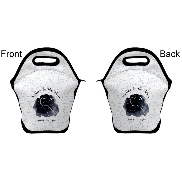 Zodiac Constellations Lunch Bag - Front and Back