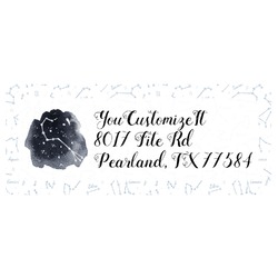 Zodiac Constellations Return Address Labels (Personalized)