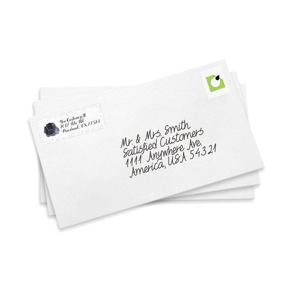 Zodiac Constellations Mailing Label on Envelopes