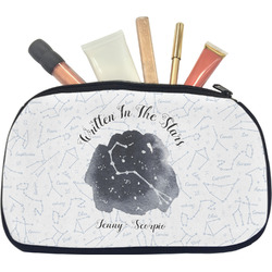 Zodiac Constellations Makeup / Cosmetic Bag - Medium (Personalized)