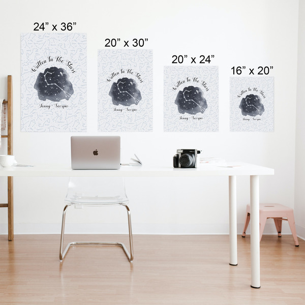 Zodiac Constellations Matte Poster - Sizes