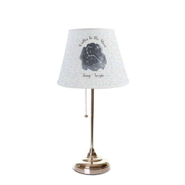 Zodiac Constellations Poly Film Empire Lampshade - On Stand