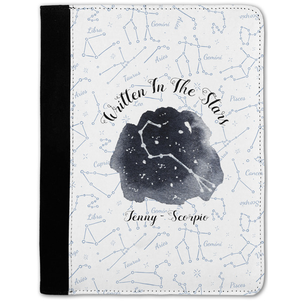 Custom Zodiac Constellations Notebook Padfolio - Medium w/ Name or Text