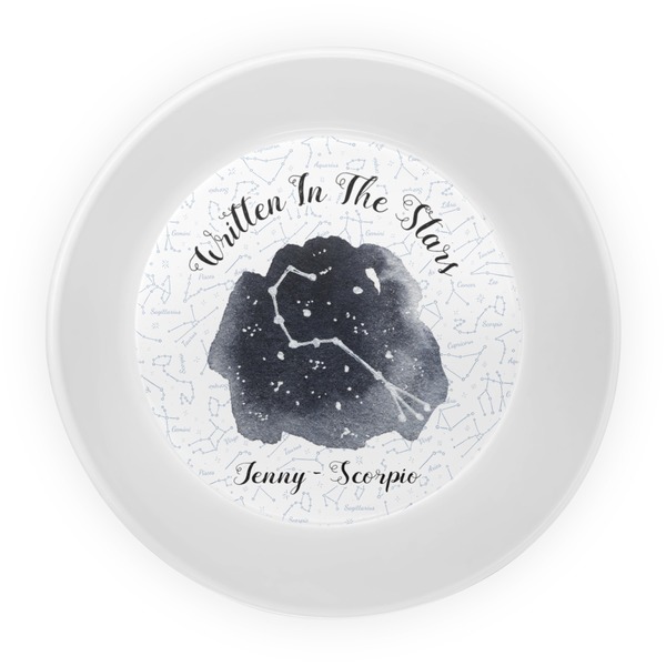 Zodiac Constellations Melamine Bowl - Center