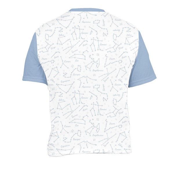 Zodiac Constellations Men's Crew Neck T Shirt Medium - Back