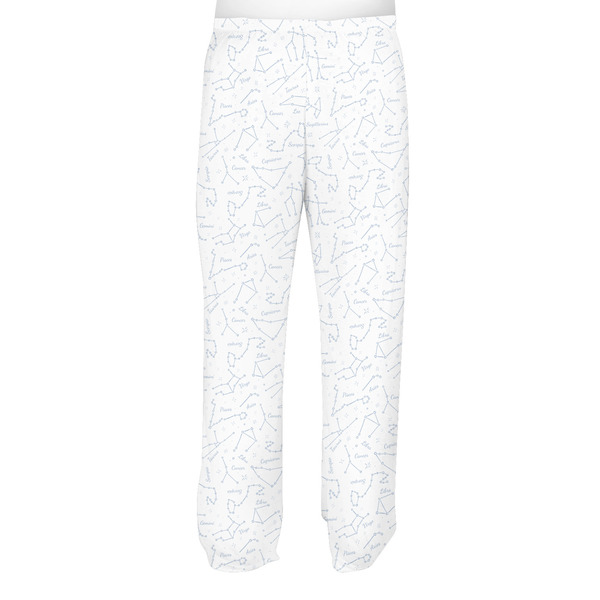Zodiac Constellations Men's Pjs Back - on model
