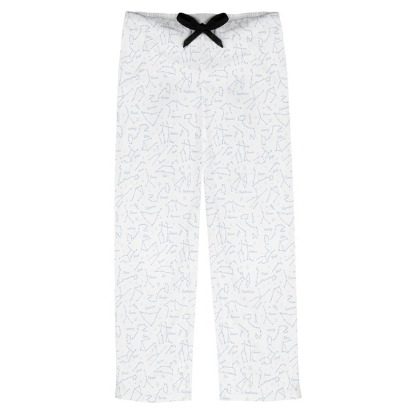 Custom Zodiac Constellations Mens Pajama Pants - XL