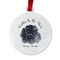 Zodiac Constellations Metal Ball Ornament - Front