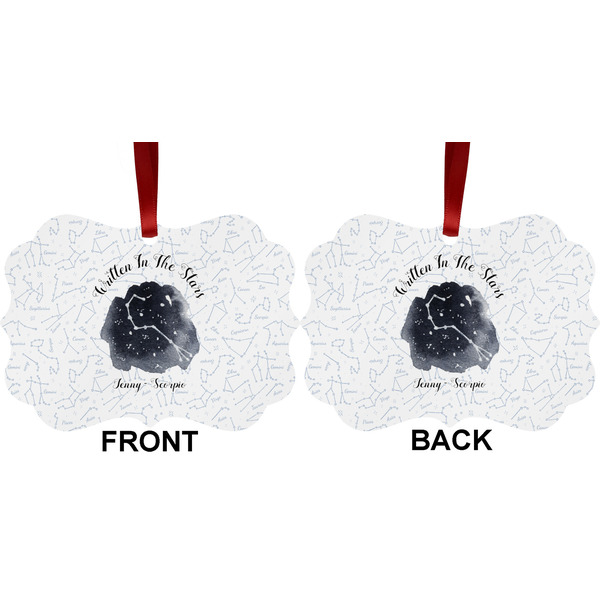 Zodiac Constellations Metal Benilux Ornament - Front and Back (APPROVAL)