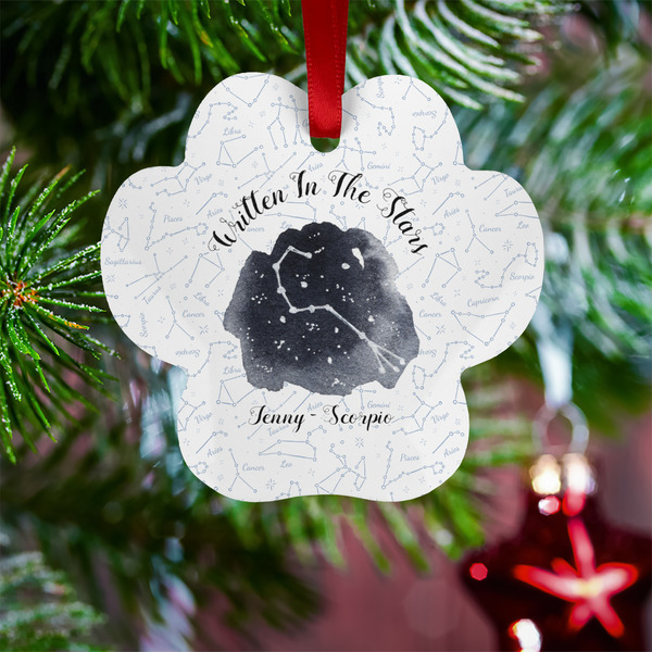 Zodiac Constellations Metal Paw Ornament - Lifestyle