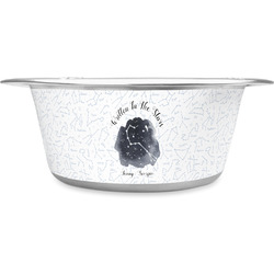 Zodiac Constellations Stainless Steel Dog Bowl - Medium (Personalized)