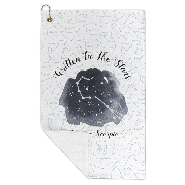 Zodiac Constellations Microfiber Golf Towels - FOLD