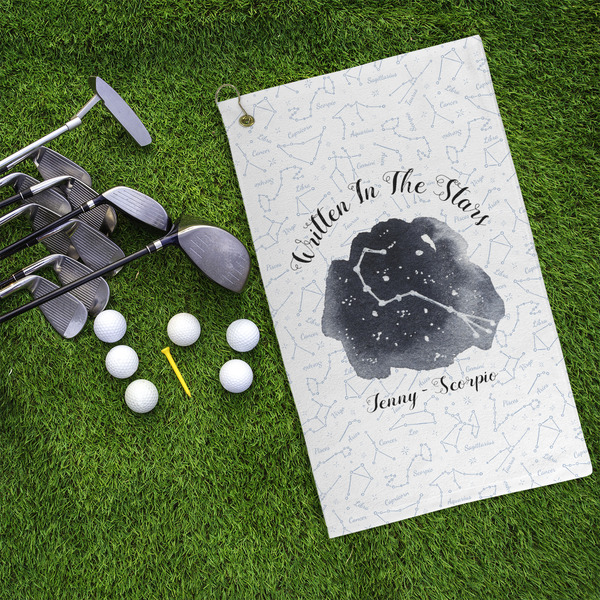 Zodiac Constellations Microfiber Golf Towels - LIFESTYLE