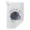 Zodiac Constellations Microfiber Golf Towels Small - FRONT FOLDED